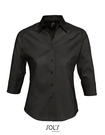 Ansicht 2 – Women´s Stretch-3/4-Sleeve Blouse Effect (L631)