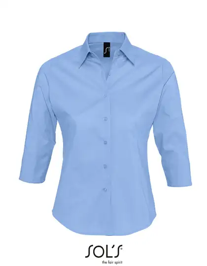 Ansicht 3 – Women´s Stretch-3/4-Sleeve Blouse Effect (L631)