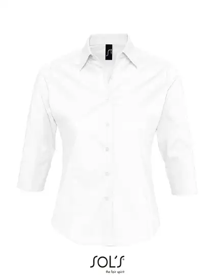 Ansicht 4 – Women´s Stretch-3/4-Sleeve Blouse Effect (L631)