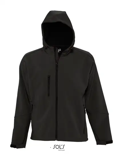 Ansicht 1 – Men´s Hooded Softshell Jacket Replay (L848)