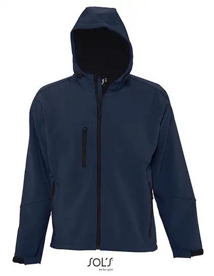 Ansicht 4 – Men´s Hooded Softshell Jacket Replay (L848)