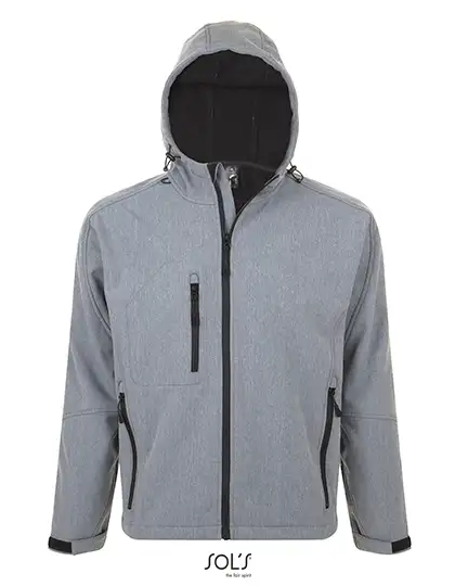 Ansicht 6 – Men´s Hooded Softshell Jacket Replay (L848)