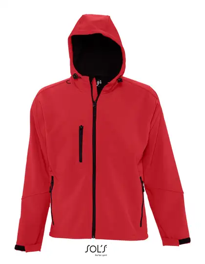 Ansicht 5 – Men´s Hooded Softshell Jacket Replay (L848)