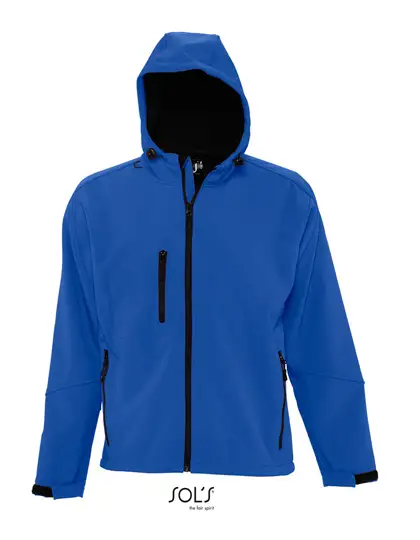 Ansicht 3 – Men´s Hooded Softshell Jacket Replay (L848)