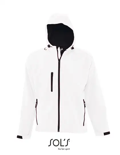 Ansicht 2 – Men´s Hooded Softshell Jacket Replay (L848)