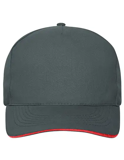 Ansicht 6 – 5 Panel Sandwich Cap Bio Cotton (MB6238)