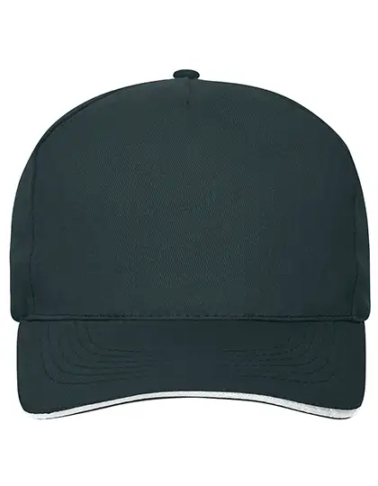Ansicht 3 – 5 Panel Sandwich Cap Bio Cotton (MB6238)