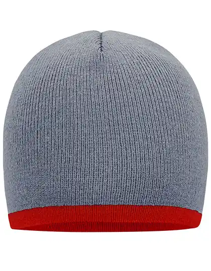 Ansicht 6 – Beanie With Contrasting Border (MB7584)