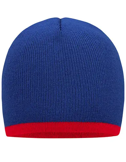 Ansicht 11 – Beanie With Contrasting Border (MB7584)