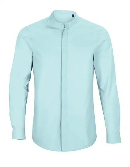 Ansicht 2 – Men´s Mao Collar Shirt Bart (NB3792)