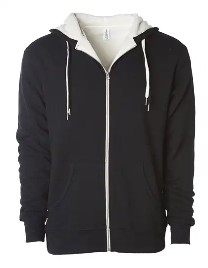 Ansicht 1 – Unisex Sherpa Lined Zip Hooded Jacket (NP352)