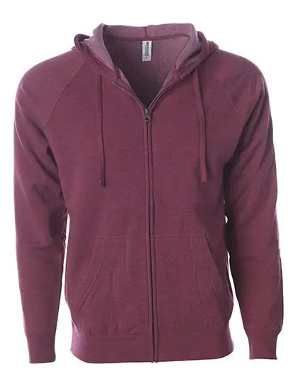 Ansicht 4 – Unisex Midweight Special Blend Raglan Zip Hood (NP355)