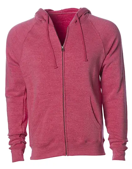 Ansicht 6 – Unisex Midweight Special Blend Raglan Zip Hood (NP355)