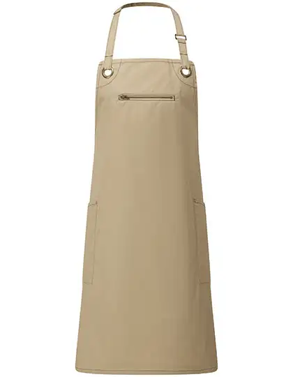 Ansicht 2 – 'Barley' Contrast Stitch Sustainable Bib Apron (PW121)