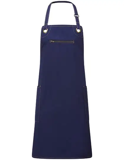 Ansicht 3 – 'Barley' Contrast Stitch Sustainable Bib Apron (PW121)