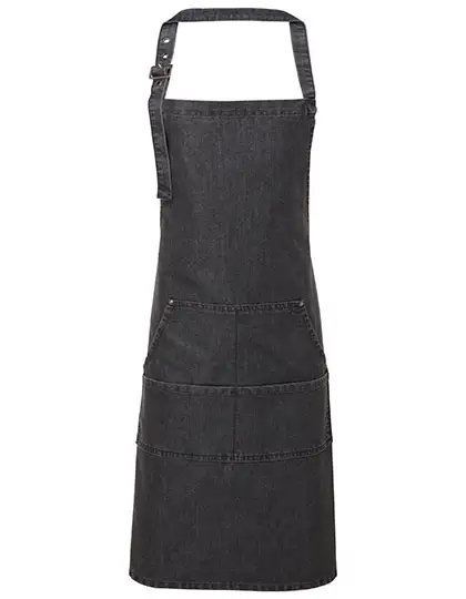 Ansicht 1 – Jeans Stitch Denim Bib Apron (PW126)