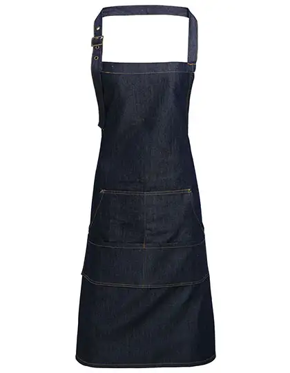 Ansicht 2 – Jeans Stitch Denim Bib Apron (PW126)