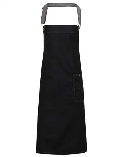 Ansicht 1 – District Waxed Look Denim Bib Apron (PW134)