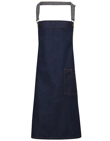 Ansicht 2 – District Waxed Look Denim Bib Apron (PW134)