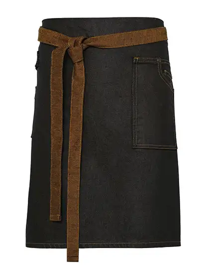 Ansicht 4 – Division Waxed Look Denim Waist Apron (PW135)
