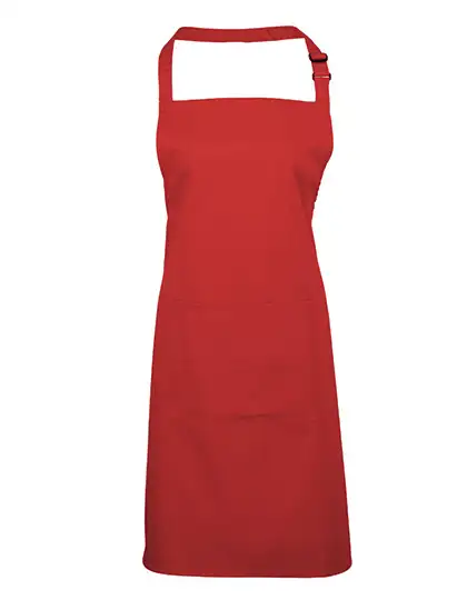 Ansicht 4 – Colours Collection Bib Apron With Pocket (PW154)