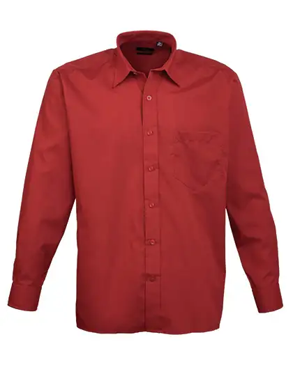 Ansicht 3 – Men´s Poplin Long Sleeve Shirt (PW200)