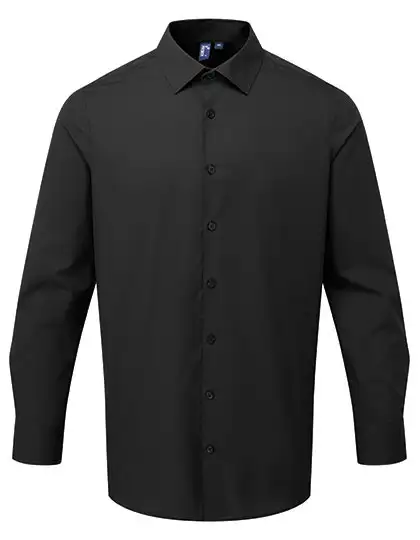 Ansicht 1 – Men’s Long Sleeve ‘Recyclight’ Poplin Shirt (PW203)