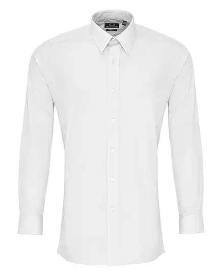 Ansicht 2 – Men´s Long Sleeve Fitted Poplin Shirt (PW204)
