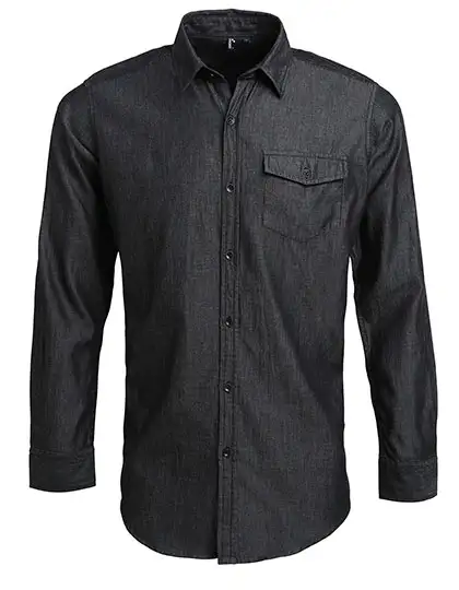 Ansicht 1 – Men´s Jeans Stitch Denim Shirt (PW222)