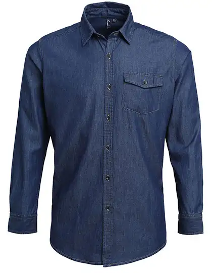 Ansicht 2 – Men´s Jeans Stitch Denim Shirt (PW222)
