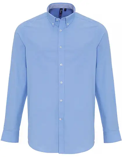 Ansicht 2 – Men´s Cotton Rich Oxford Stripes Shirt (PW238)