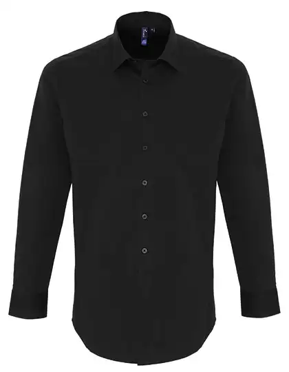 Ansicht 3 – Men´s Stretch Fit Poplin Long Sleeve Cotton Shirt (PW244)
