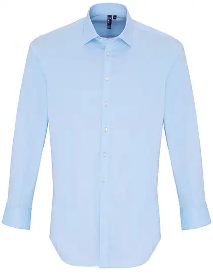 Ansicht 1 – Men´s Stretch Fit Poplin Long Sleeve Cotton Shirt (PW244)