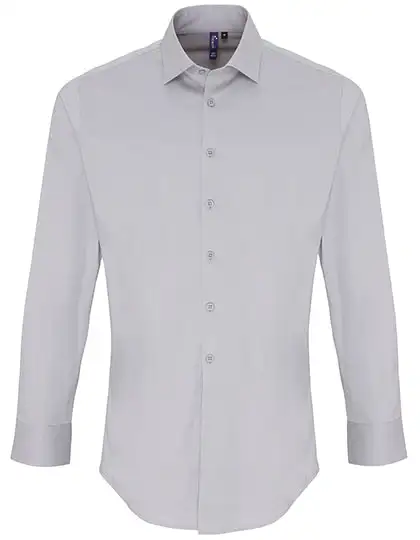 Ansicht 4 – Men´s Stretch Fit Poplin Long Sleeve Cotton Shirt (PW244)