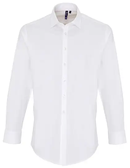 Ansicht 2 – Men´s Stretch Fit Poplin Long Sleeve Cotton Shirt (PW244)