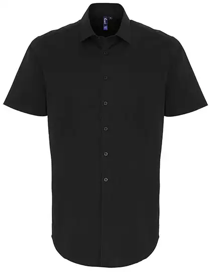 Ansicht 1 – Men´s Stretch Fit Poplin Short Sleeve Cotton Shirt (PW246)