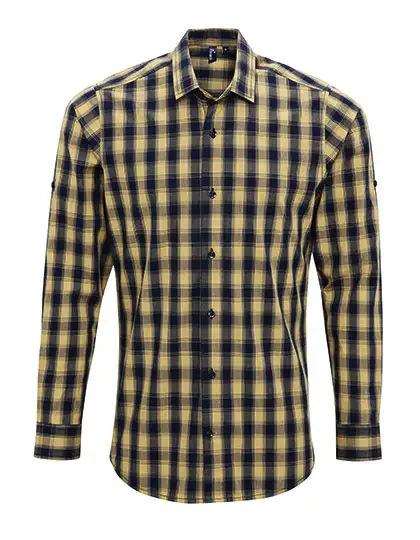 Ansicht 1 – Men´s Mulligan Check Cotton Long Sleeve Shirt (PW250)