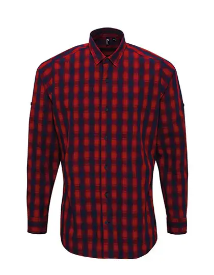 Ansicht 4 – Men´s Mulligan Check Cotton Long Sleeve Shirt (PW250)