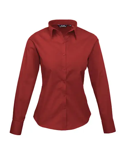 Ansicht 3 – Women´s Poplin Long Sleeve Blouse (PW300)