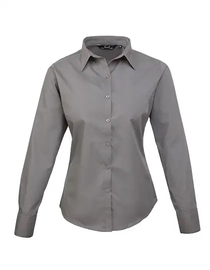Ansicht 4 – Women´s Poplin Long Sleeve Blouse (PW300)