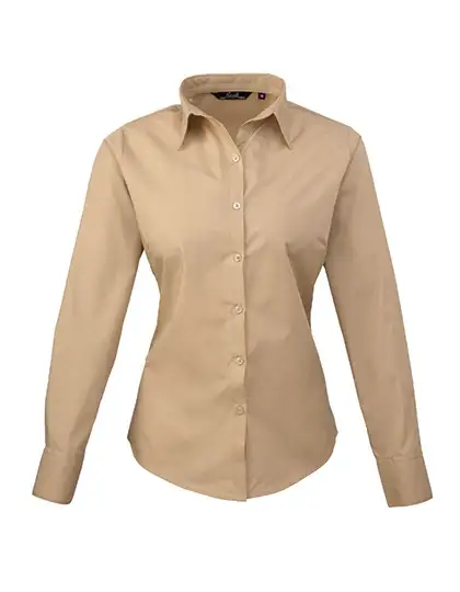 Ansicht 6 – Women´s Poplin Long Sleeve Blouse (PW300)