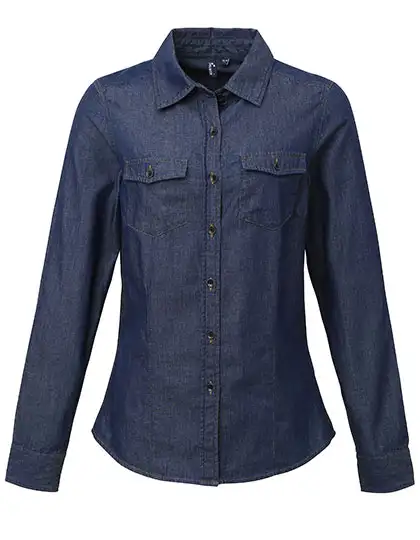 Ansicht 2 – Women´s Jeans Stitch Denim Shirt (PW322)