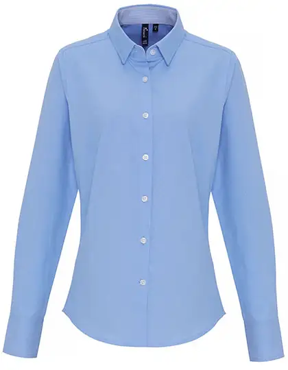 Ansicht 2 – Women´s Cotton Rich Oxford Stripes Shirt (PW338)