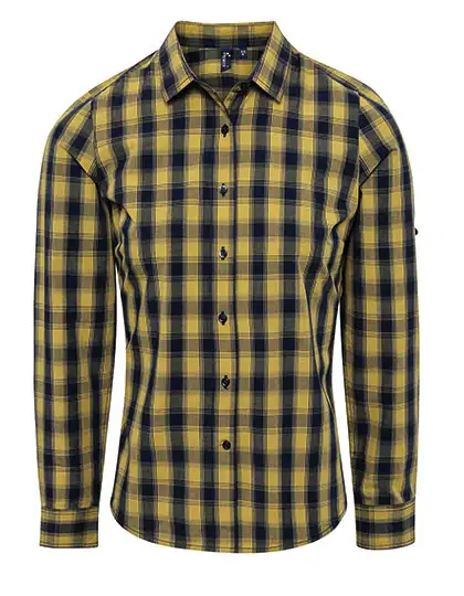 Ansicht 4 – Women´s Mulligan Check Cotton Long Sleeve Shirt (PW350)
