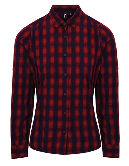 Ansicht 1 – Women´s Mulligan Check Cotton Long Sleeve Shirt (PW350)