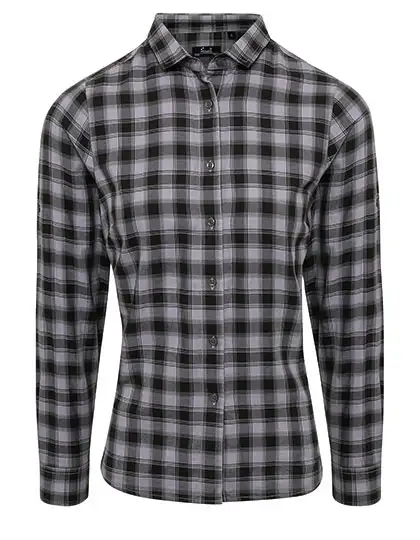Ansicht 3 – Women´s Mulligan Check Cotton Long Sleeve Shirt (PW350)