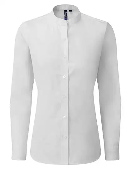 Ansicht 2 – Women´s Banded Collar Grandad Shirt (PW358)