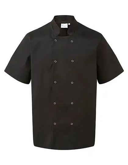 Ansicht 2 – Studded Front Short Sleeve Chef´s Jacket (PW664)