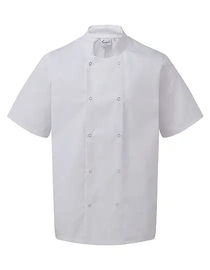 Ansicht 1 – Studded Front Short Sleeve Chef´s Jacket (PW664)