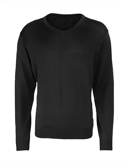 Ansicht 1 – Men´s V-Neck Knitted Sweater (PW694)